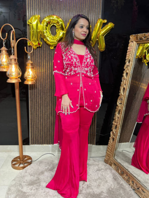 GARARA EMBROIDERED SUIT RC130