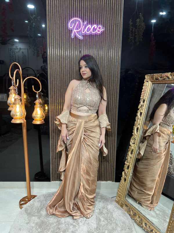 Beautiful Dhoti Skirt Set RC36