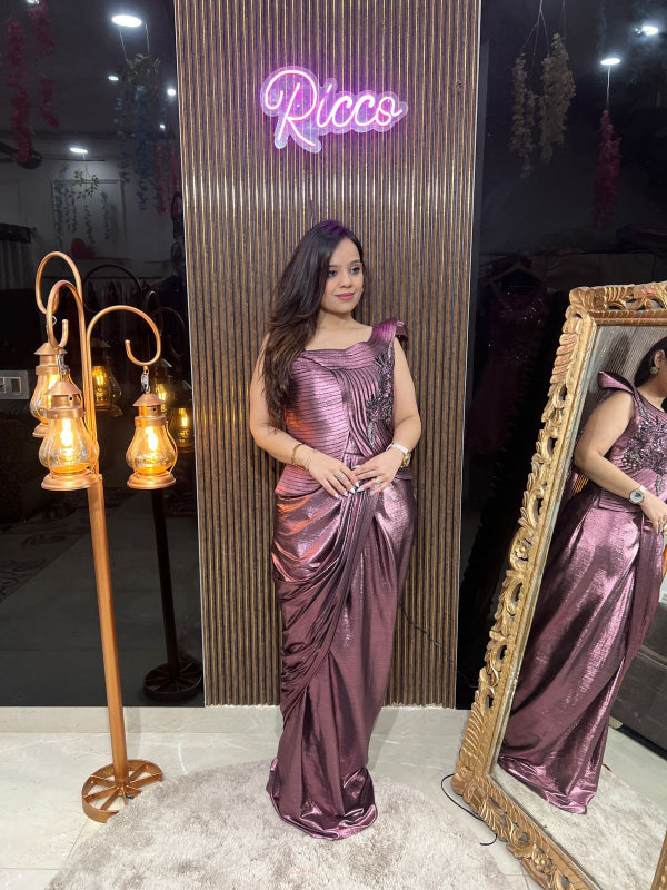 METALIC GOWN RC175