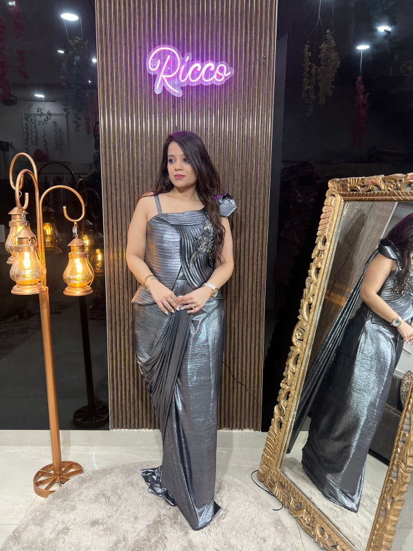METALIC GOWN RC175