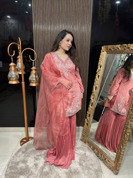 SHORT KURTA GARARA SUIT RC190