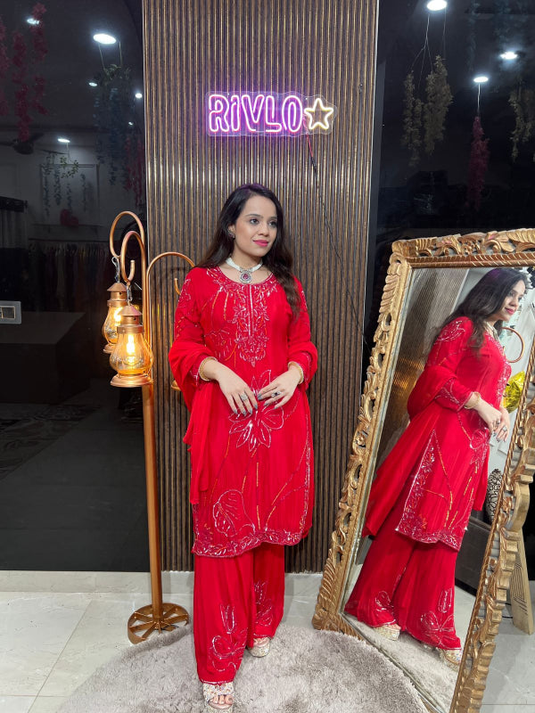 Karwa Charm Sharara Set β€οΈπ RC277