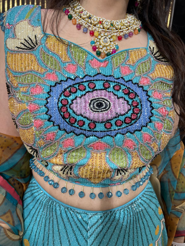 πΈ Printed Lehenga Set with Dupatta πΈ RC328