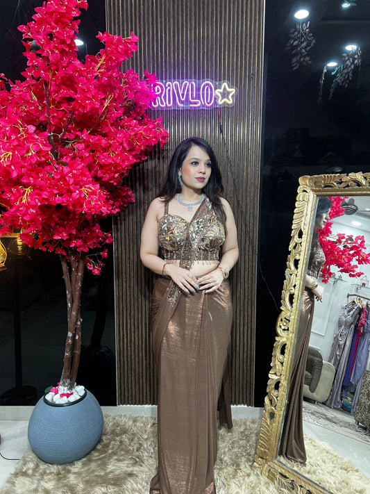 Celeste Drape Saree Set RC560