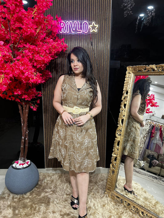 Coco Thread Work Dress WC18