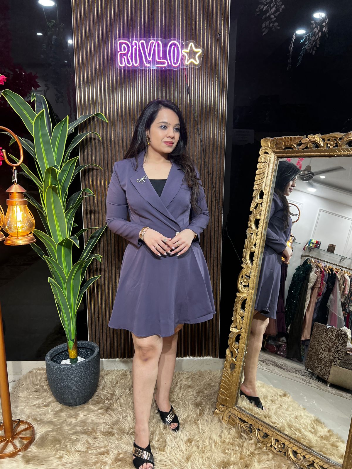 Purple Paris Affair Dress WC31