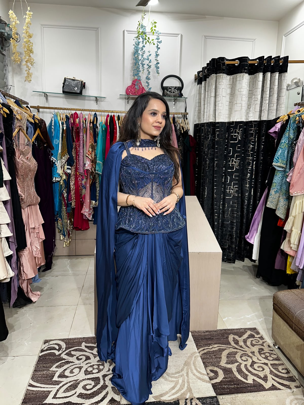 Blue Majesty Corset Indo RC587