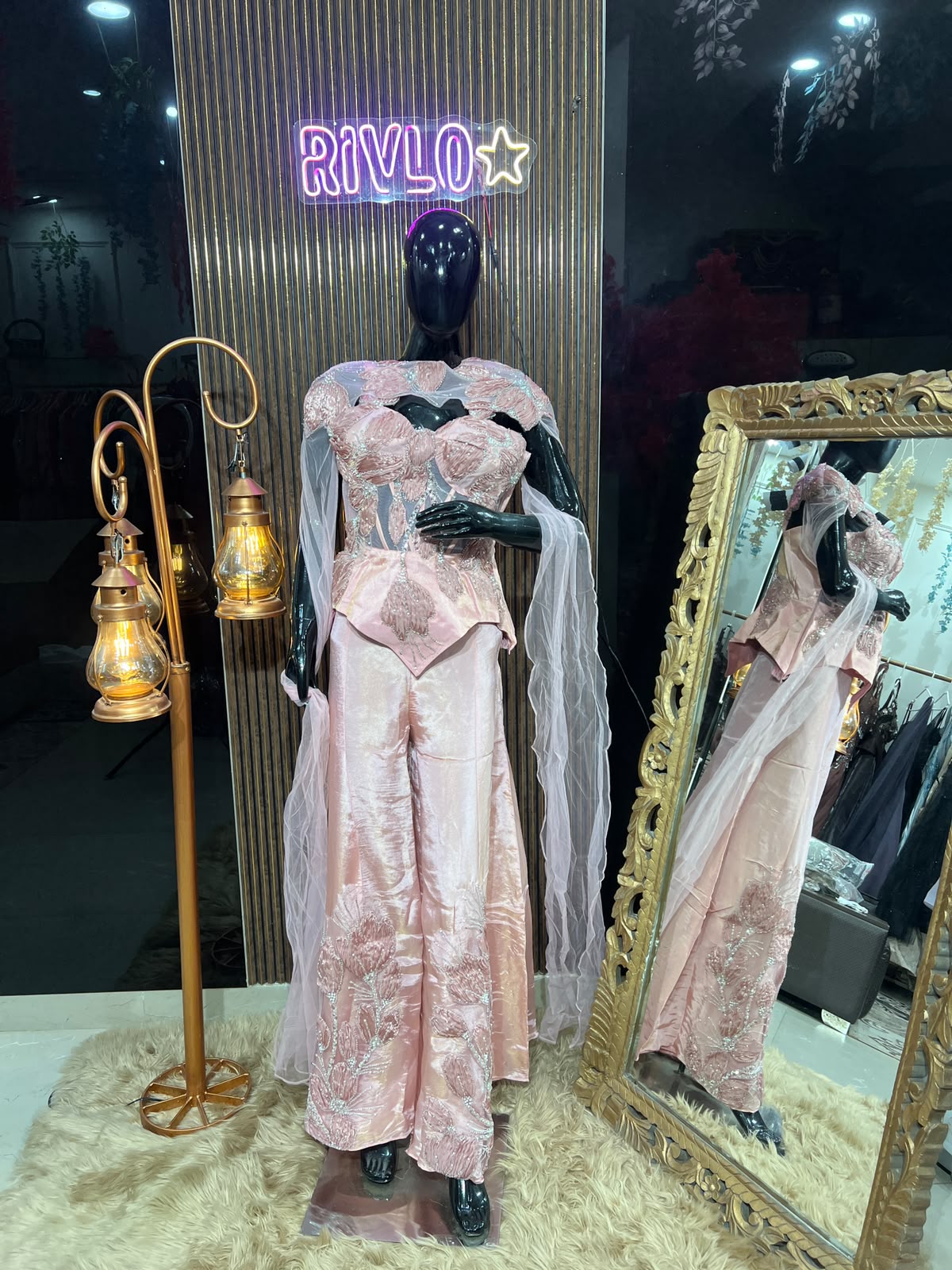 Blush Botanical Cape Co-Ord Set RC651