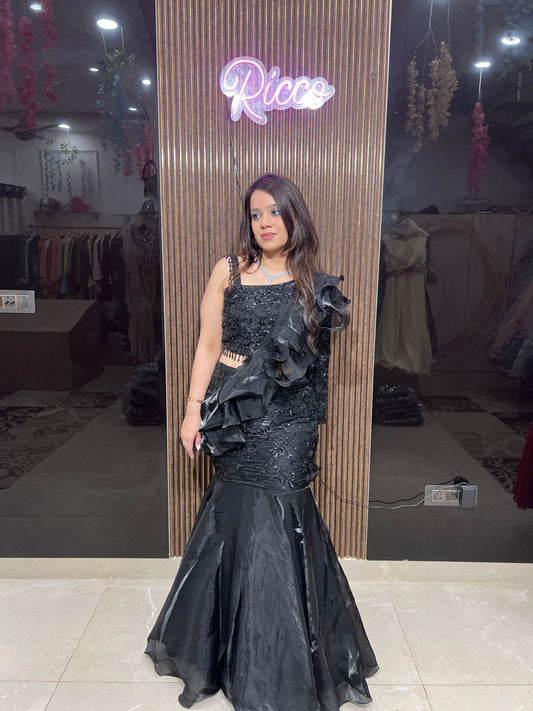 FISHCUT LEHENGA WITH DRAPE DUPATTA RC50