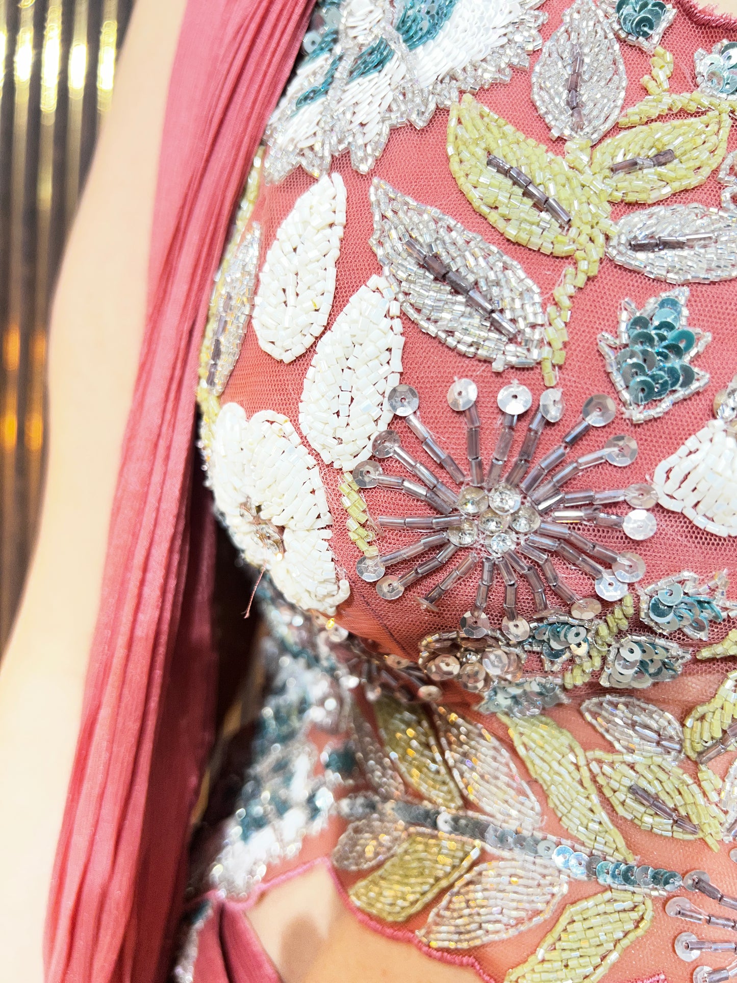 🌸 Rose Mauve Pre-Draped Saree Set By Rivlo Aurum AC03