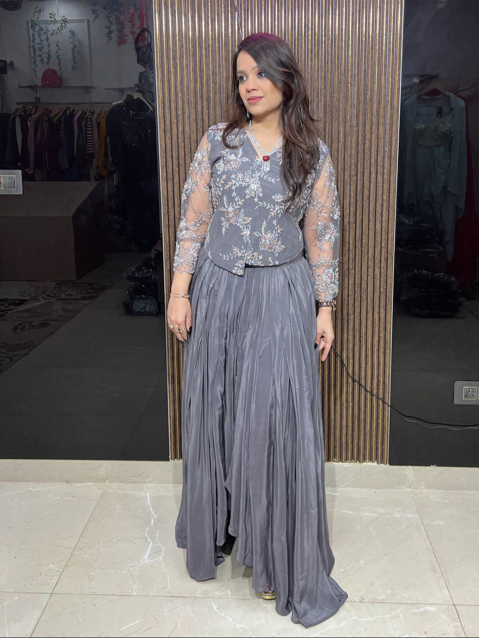 Beautiful Floral Indo Western RC20