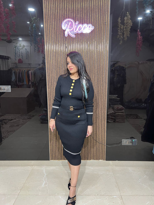 Beautiful Knee Length Dress RC04