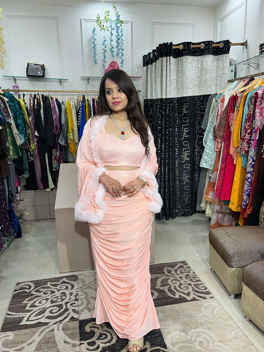Beautiful Sequence Indo Western Dress RC18