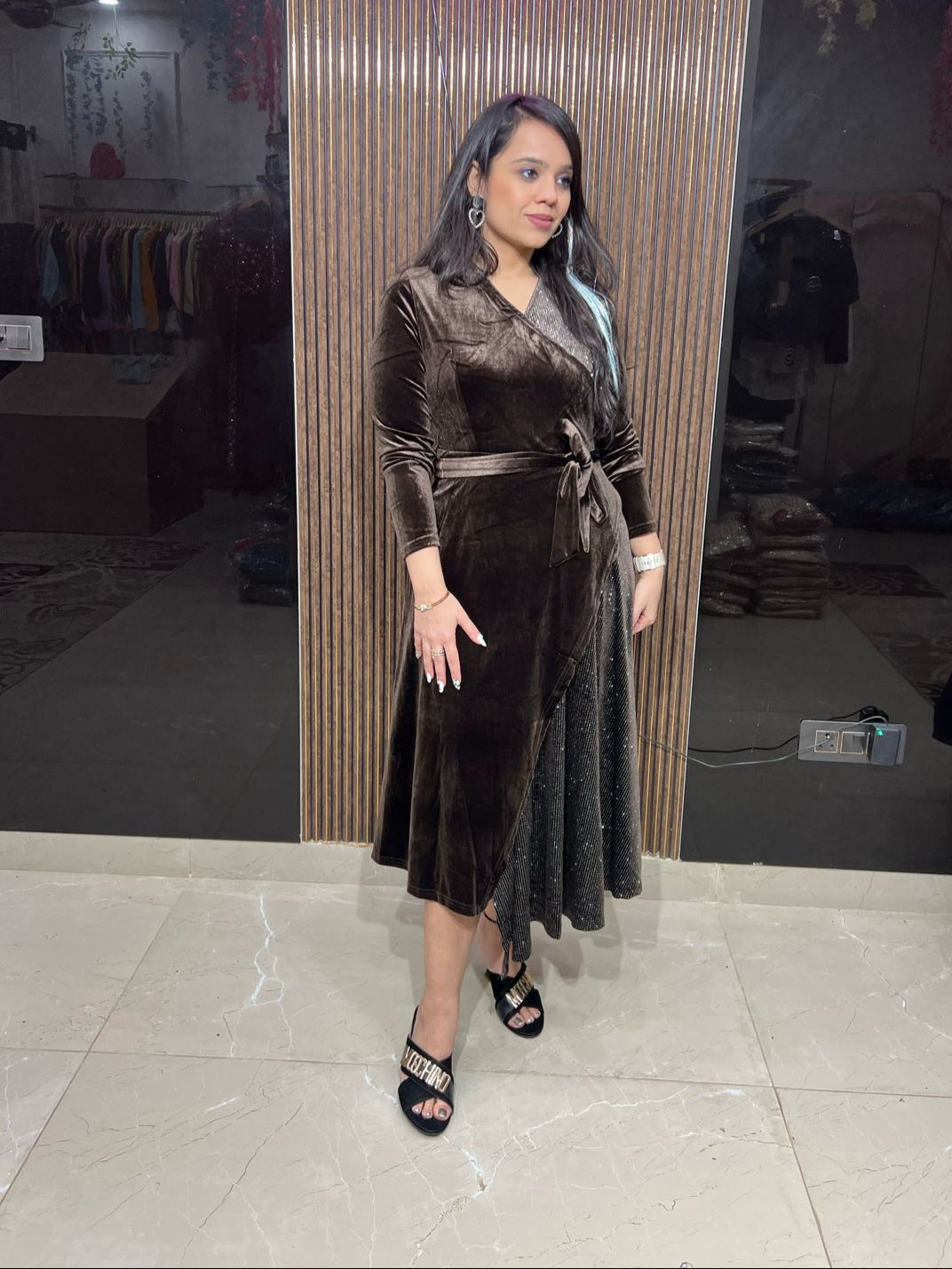 Beautiful Velvet Dress RC06