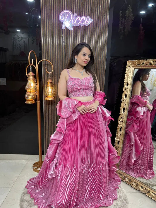 FANCY LEHENGA WITH DUPATTA RC70