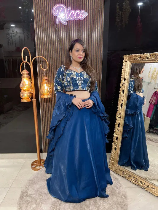 HEAVY BLOUSE JIMMY LEHENGA RC71