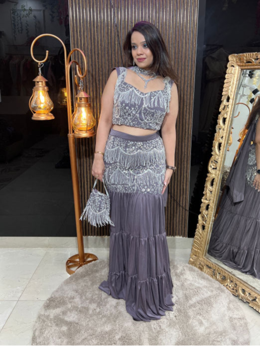 Stunning Fish Cut Lehenga RC26