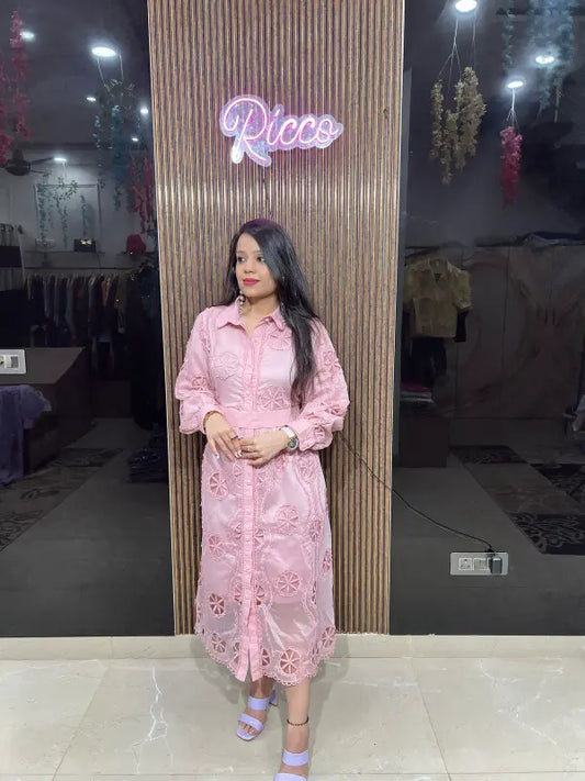 ONE PIECE DRESS WITH BELT RC107