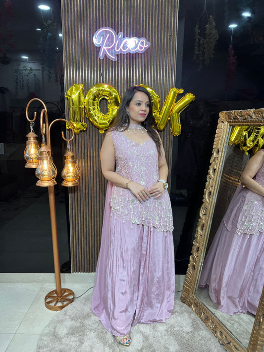 PEARL SUIT WITH CHOKER DUPATTA RC131
