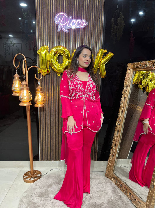 GARARA EMBROIDERED SUIT RC130