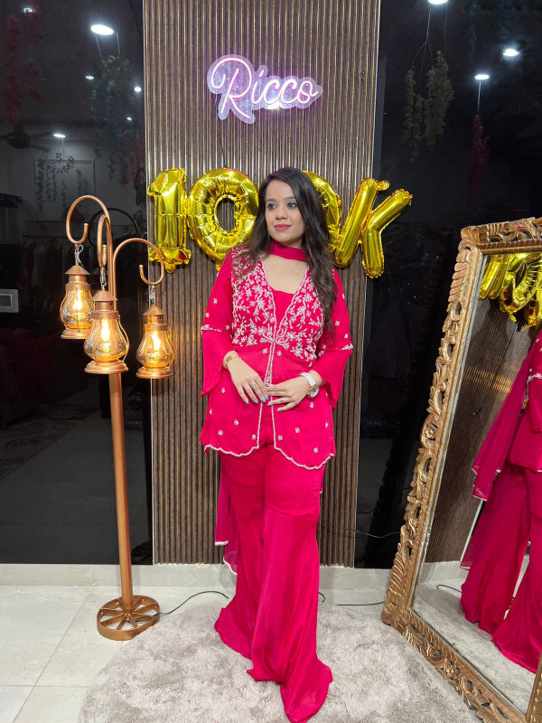 GARARA EMBROIDERED SUIT RC130