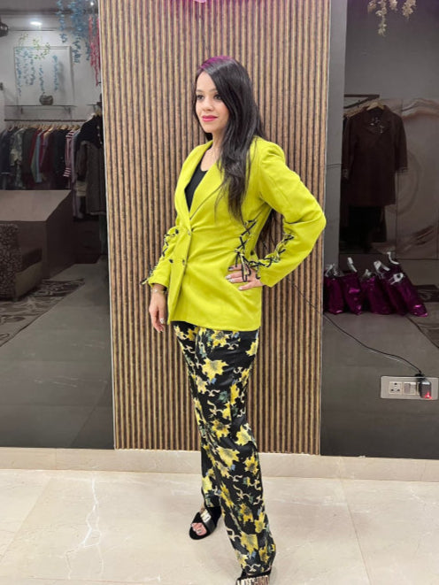 COAT TOP PANT SET RC145