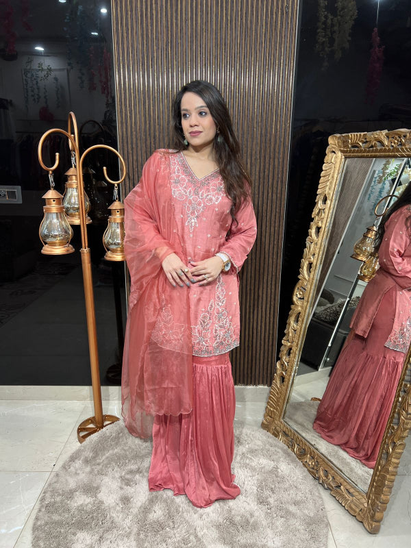 SHORT KURTA GARARA SUIT RC190