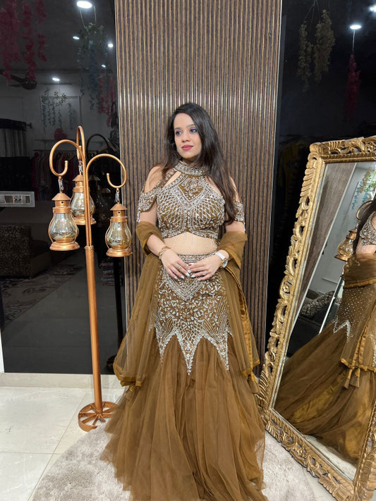 FISH CUT HEAVY LEHENGA RC195