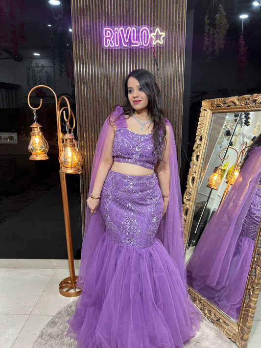 OUR VIRAL FISH CUT LEHENGA  RC230