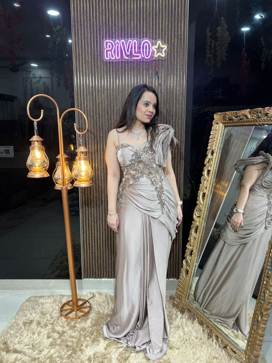 Glamour Drape Gown RC297