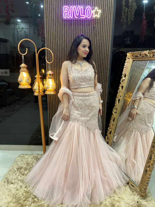 Blush Pink Dream Lehenga RC296