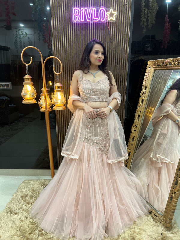 Blush Pink Dream Lehenga RC296