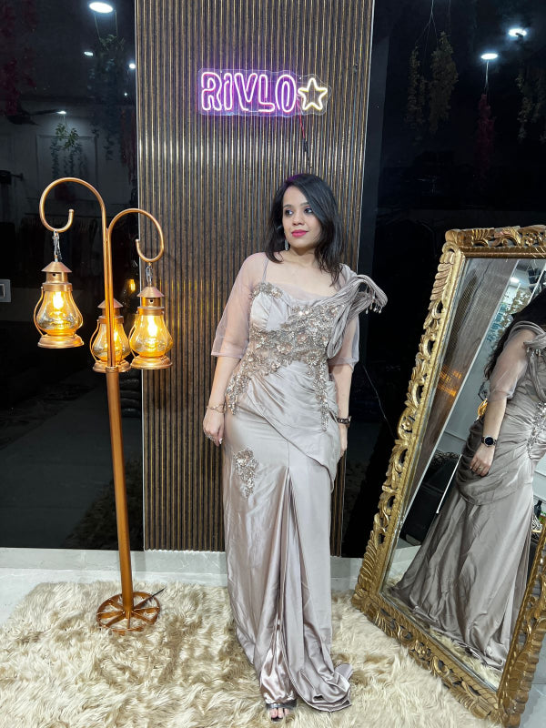 Glamour Drape Gown RC297