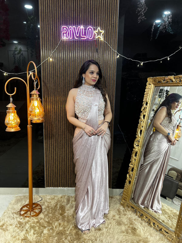 ✨ Pearl Drape Saree ⭐ AC04