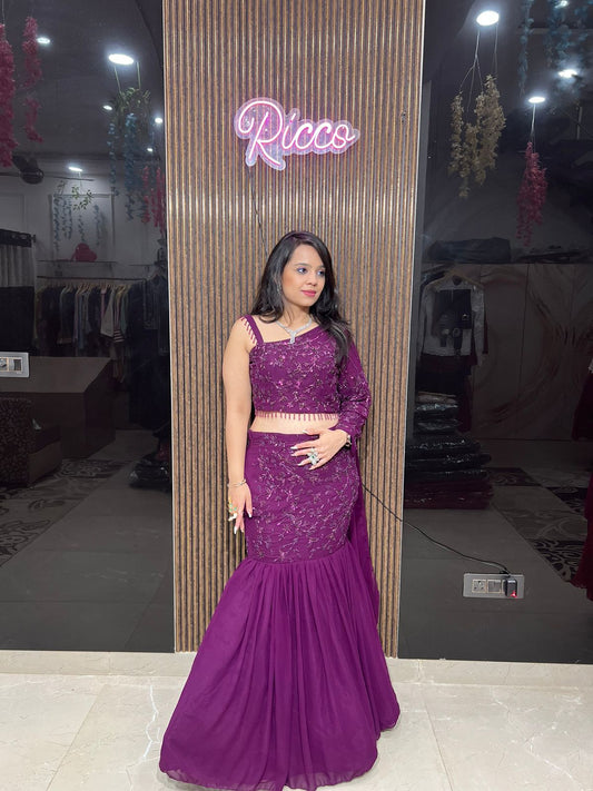 Stunning Fish Cut Lehenga RC33