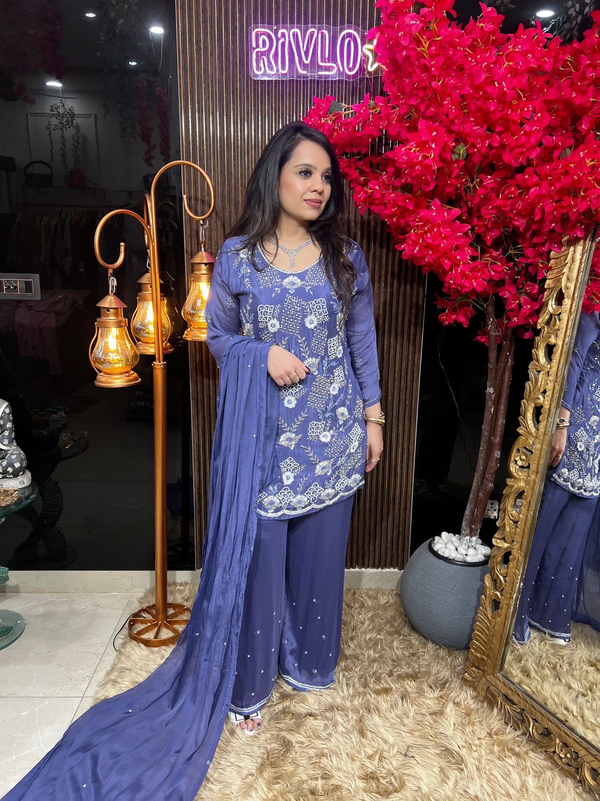 SHORT HAND WORK PURPLE SUIT RC500