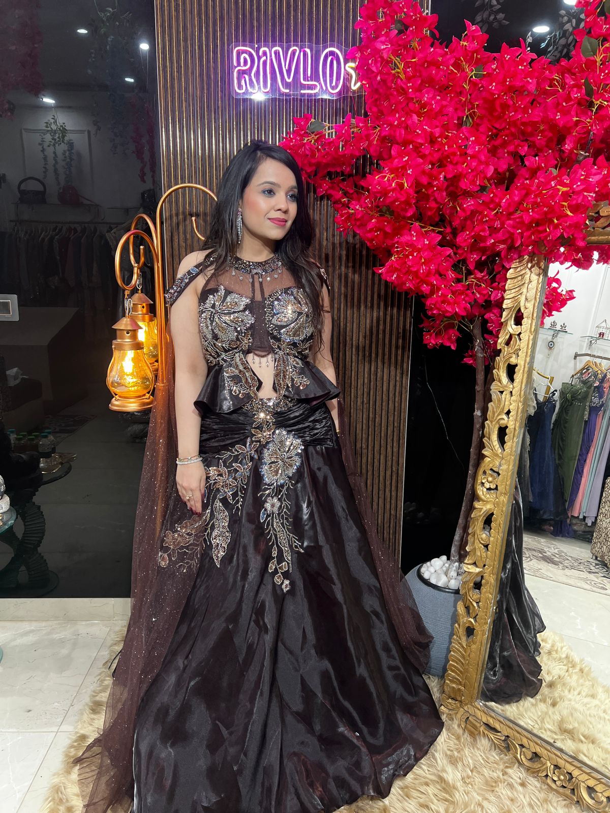 Royal Cocoa Lehenga 🤎✨ AC75