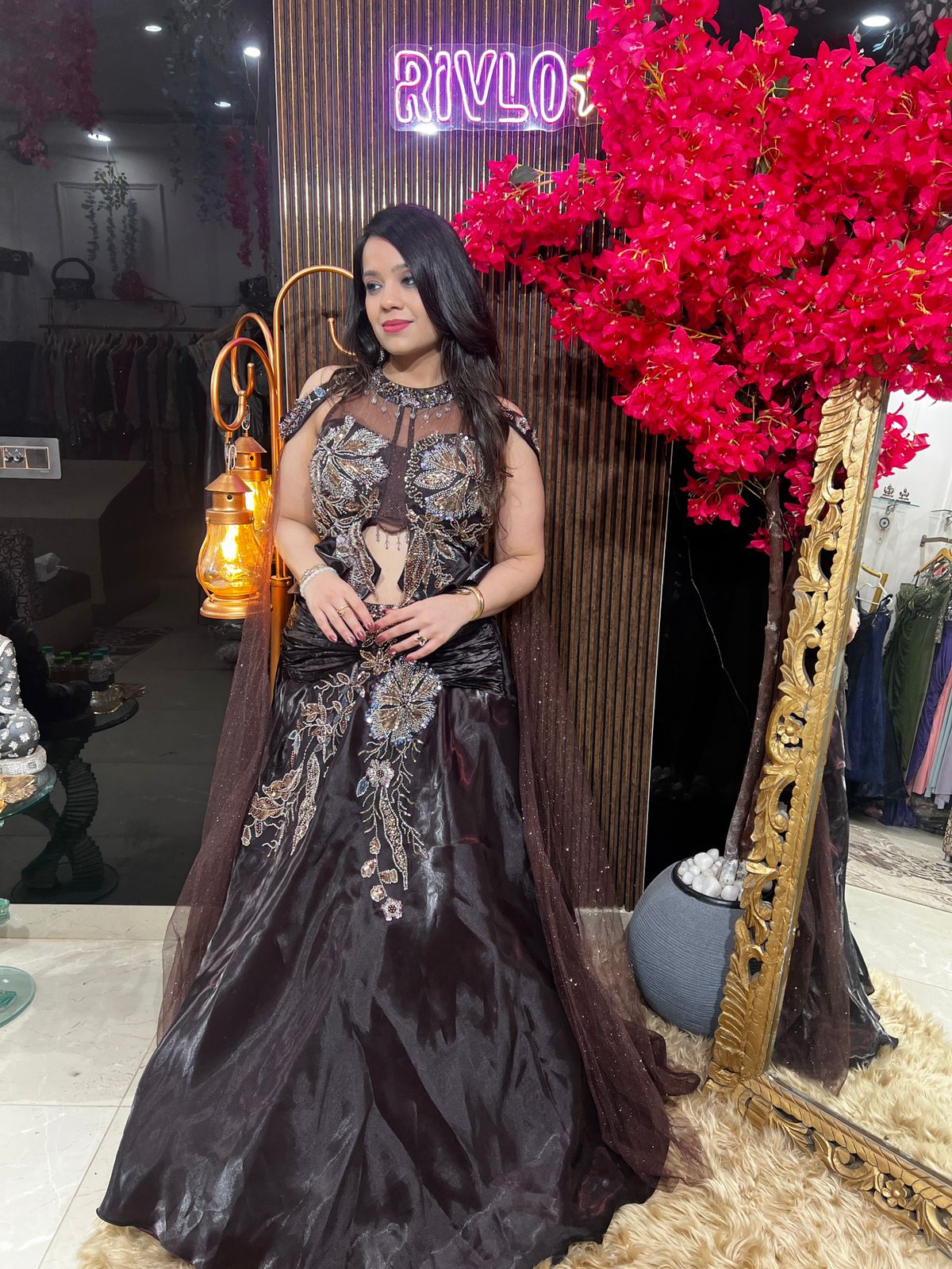 Royal Cocoa Lehenga 🤎✨ AC75