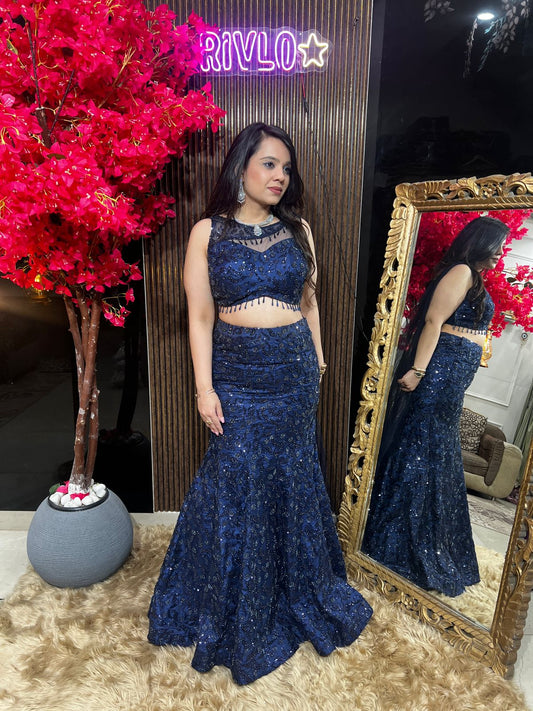 💫 Glam up your celebrations with this dazzling designer lehenga set. 💫 RC528