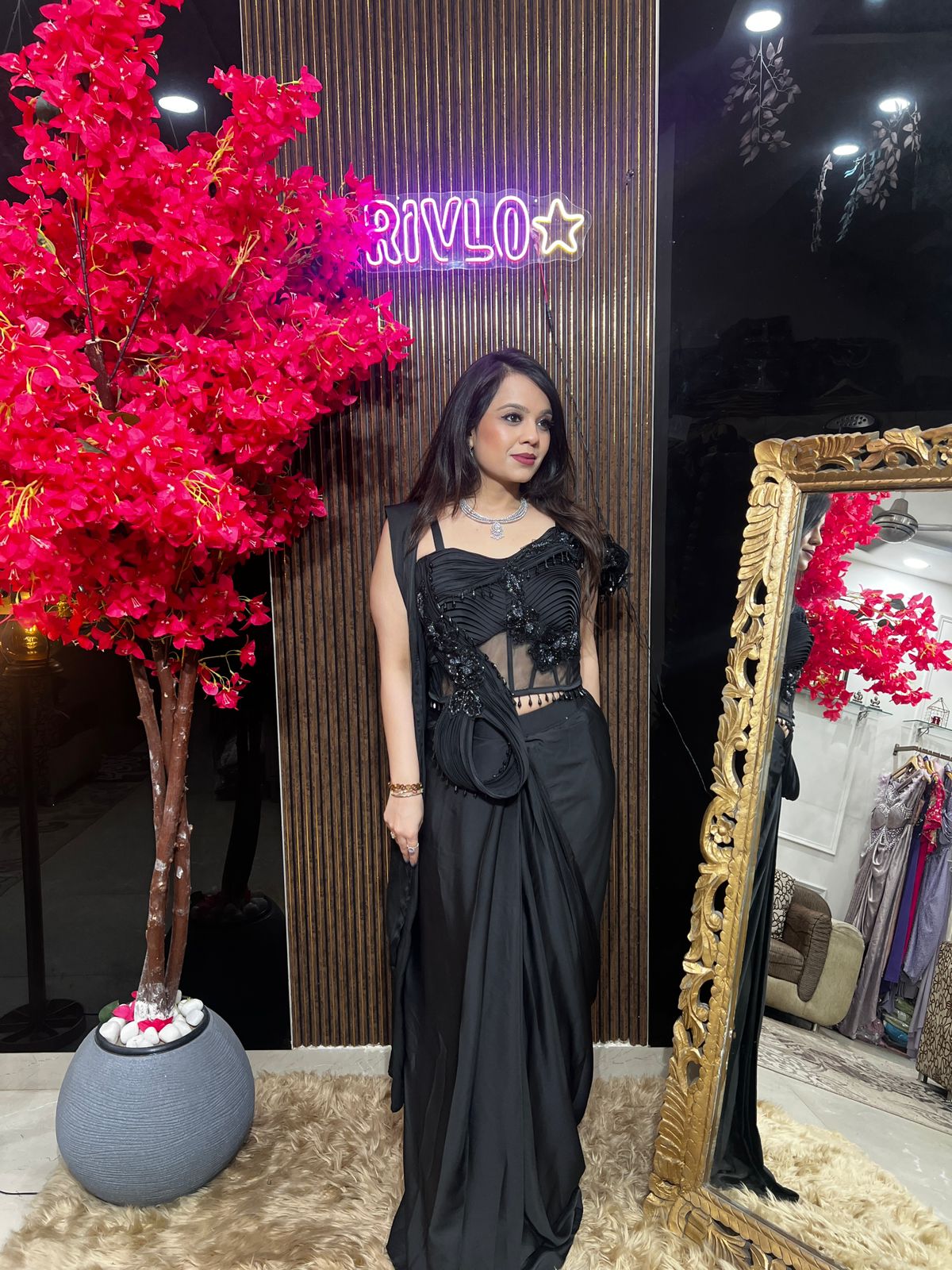 Sculpted Bloom Corset Drape Set ✨ RC555