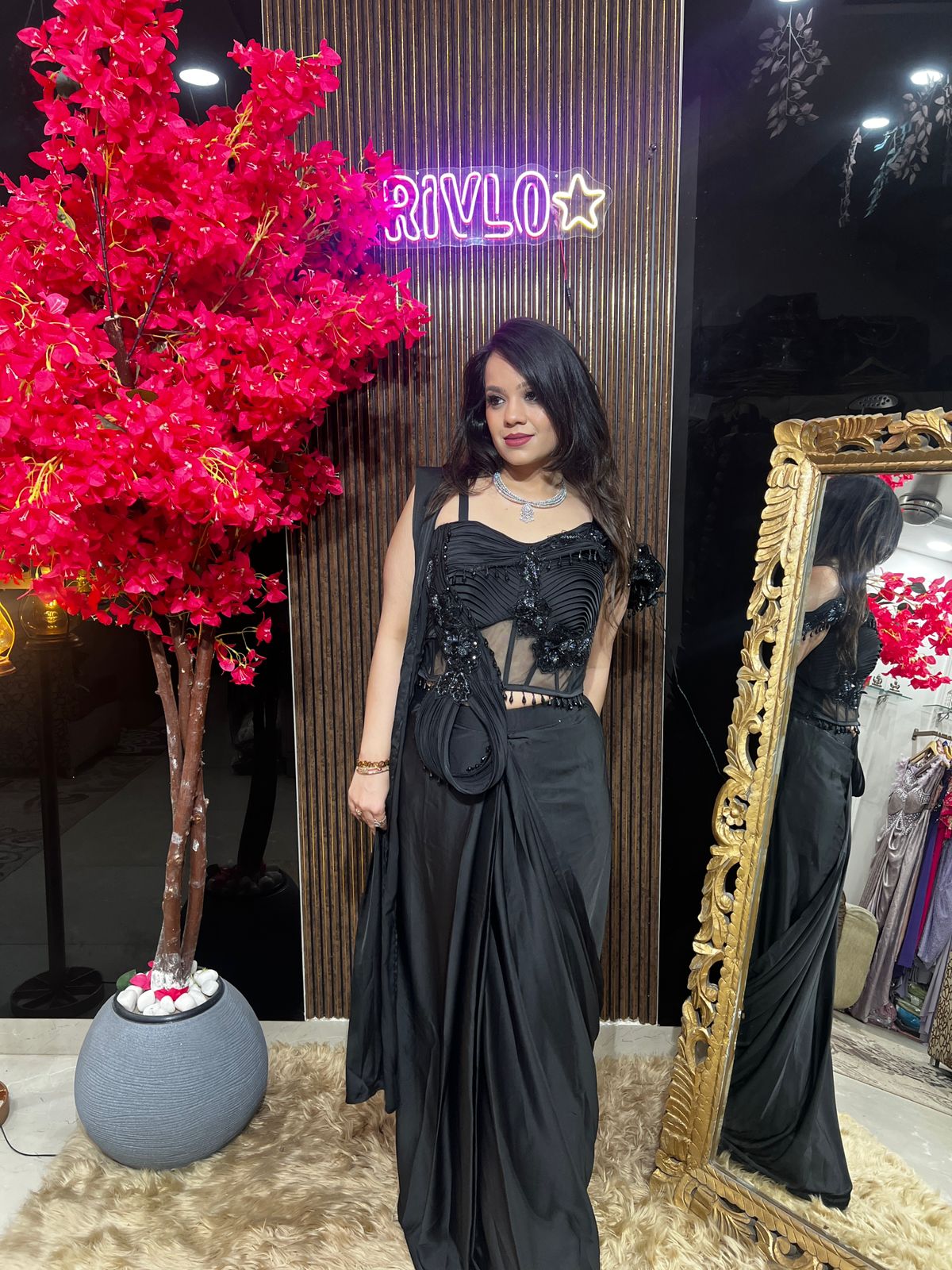Sculpted Bloom Corset Drape Set ✨ RC555