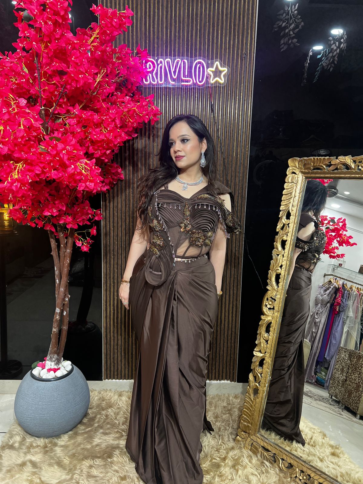 Sculpted Bloom Corset Drape Set ✨ RC555