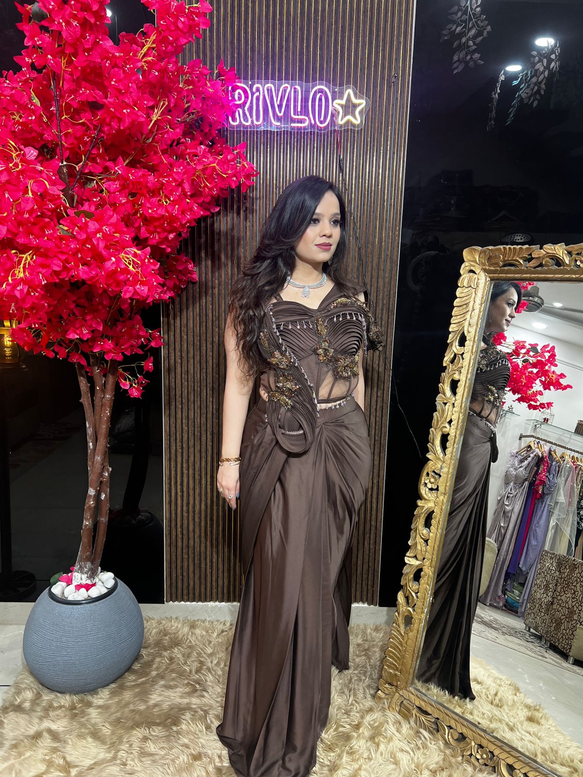 Sculpted Bloom Corset Drape Set ✨ RC555