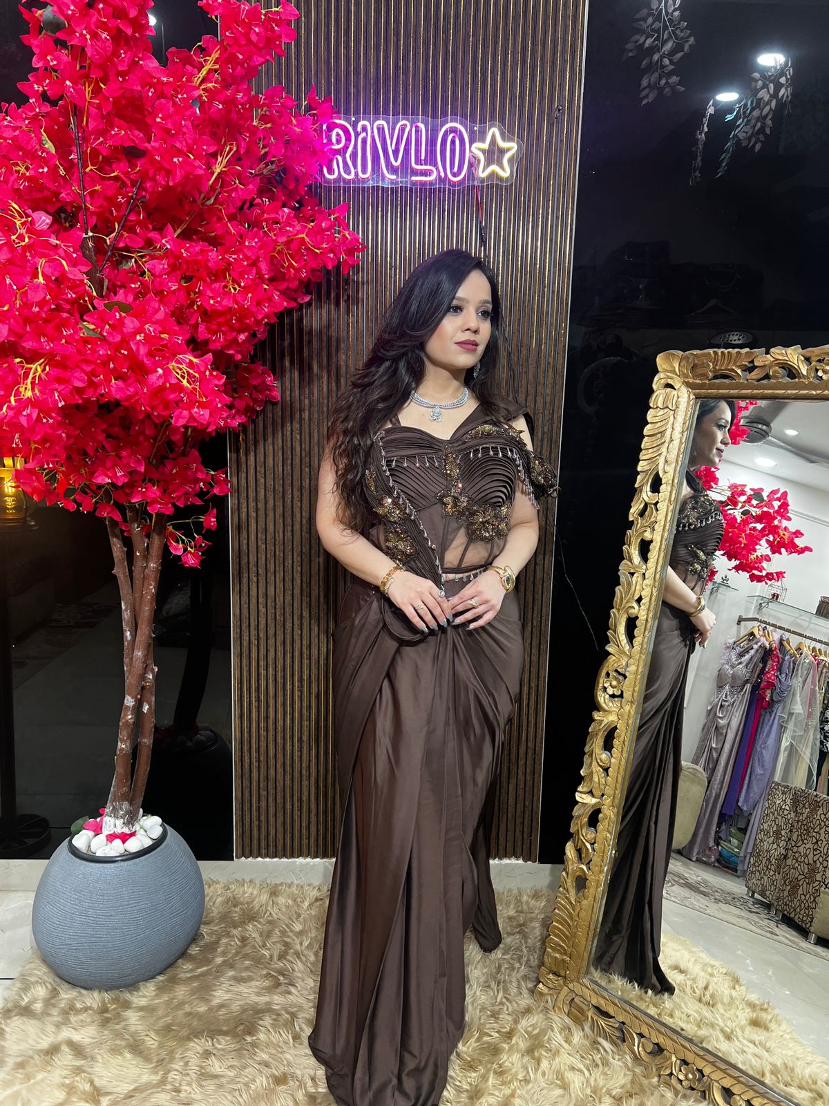 Sculpted Bloom Corset Drape Set ✨ RC555