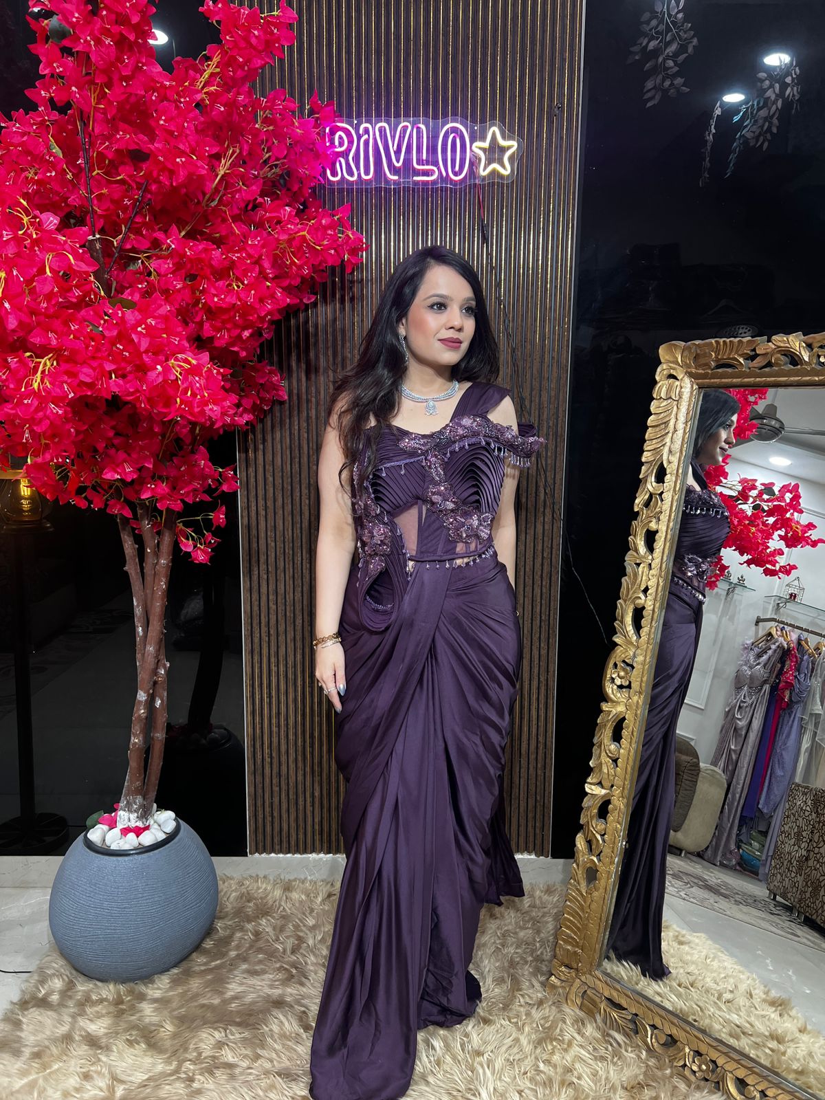 Sculpted Bloom Corset Drape Set ✨ RC556