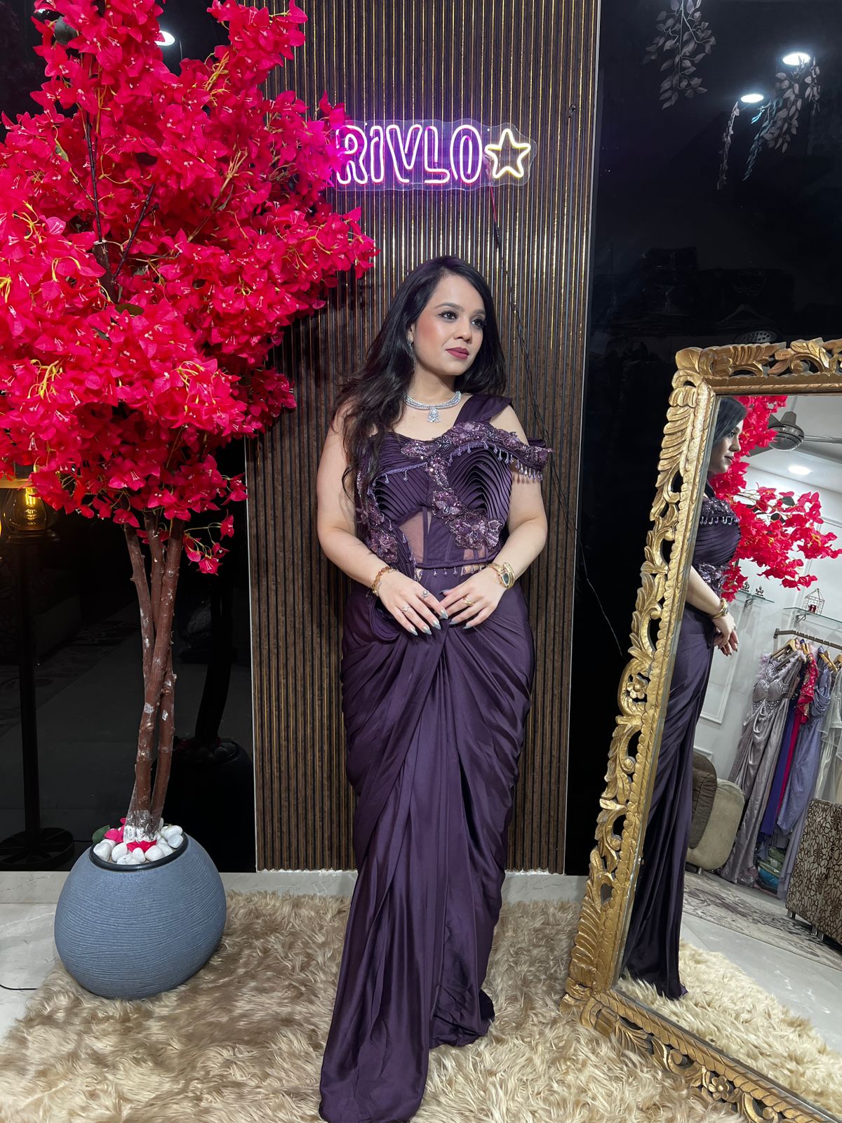 Sculpted Bloom Corset Drape Set ✨ RC556
