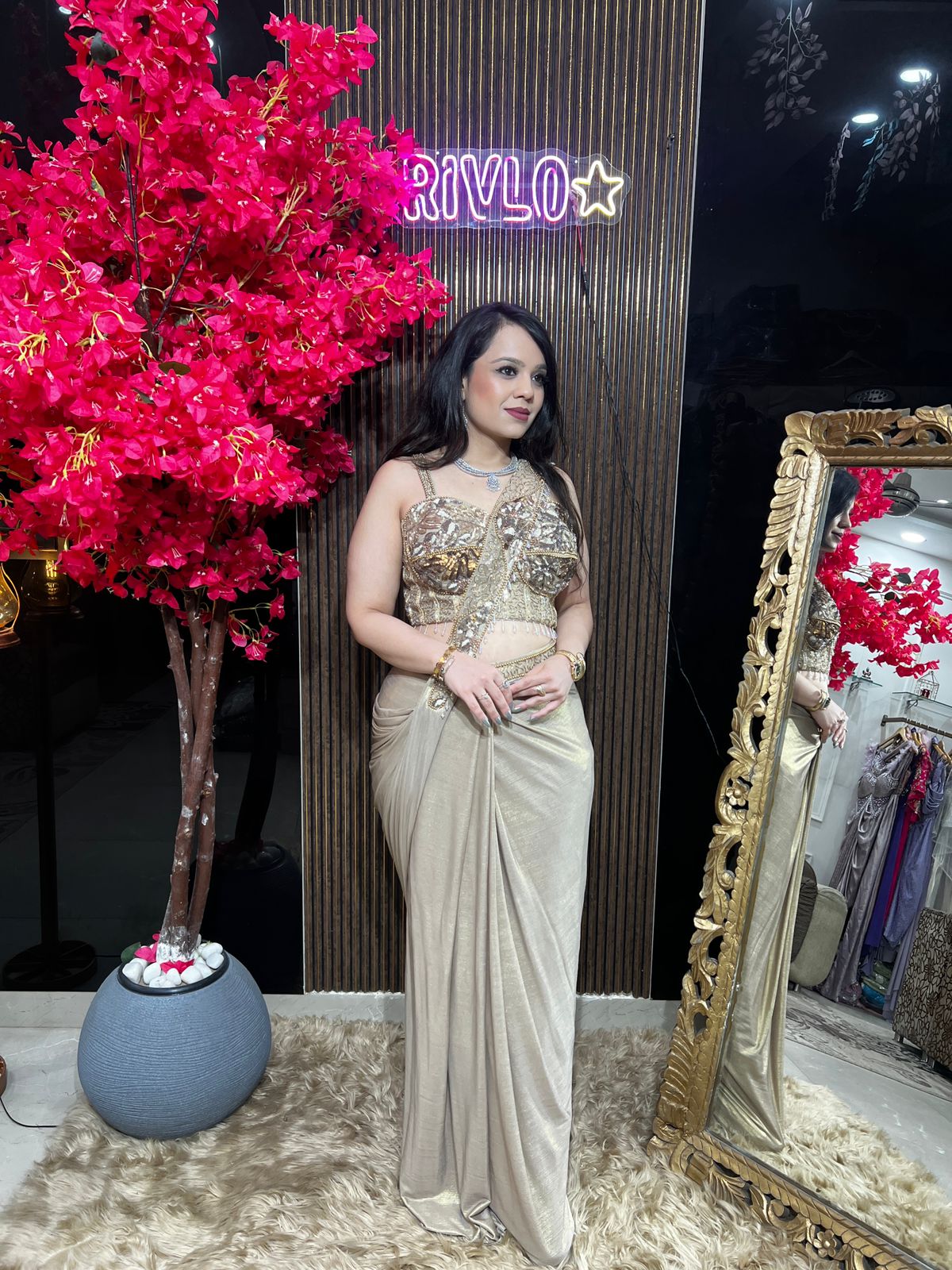 Celeste Drape Saree Set RC560