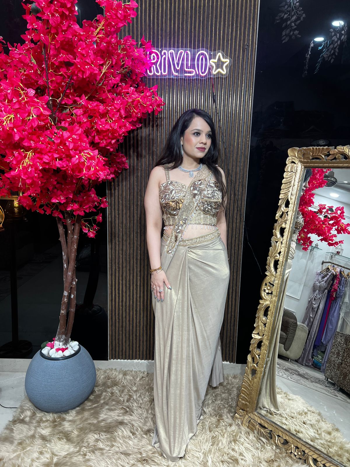 Celeste Drape Saree Set RC560