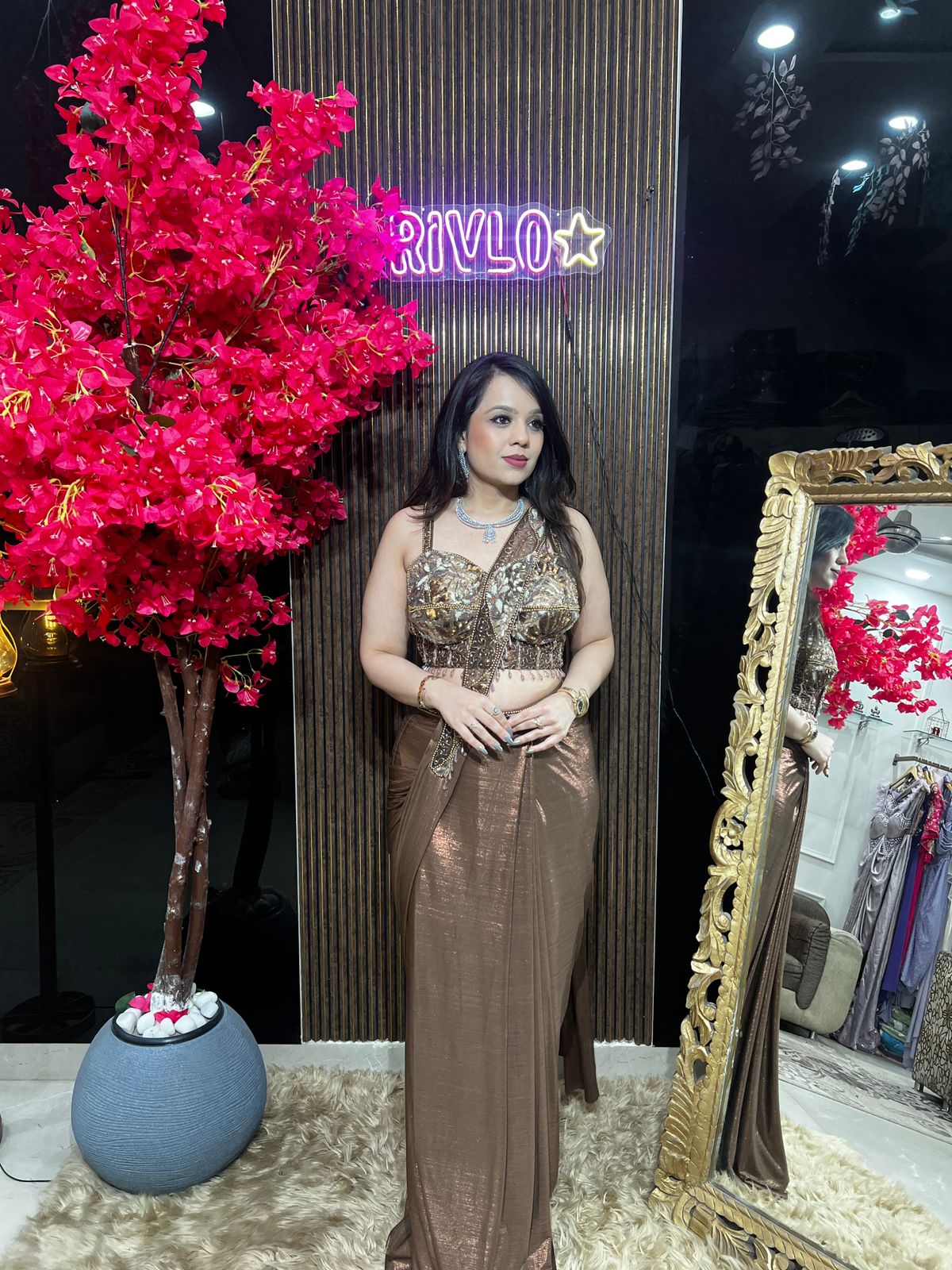Celeste Drape Saree Set RC560