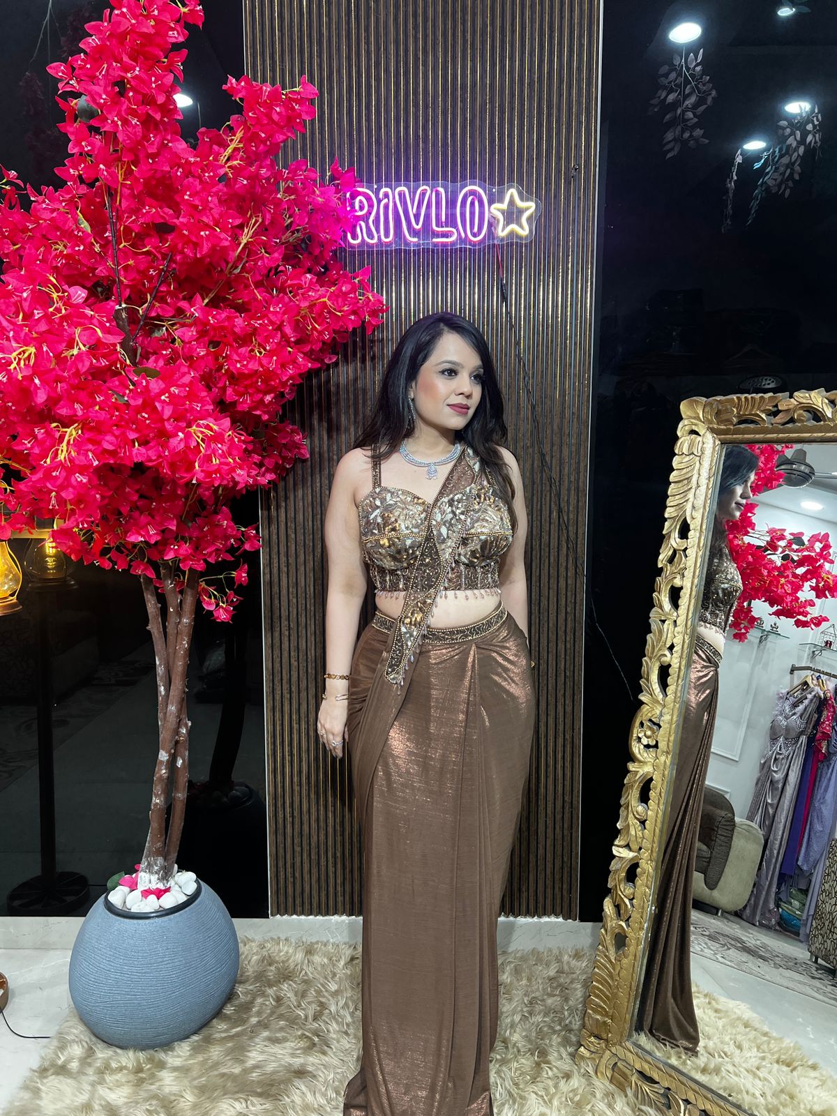 Celeste Drape Saree Set RC560